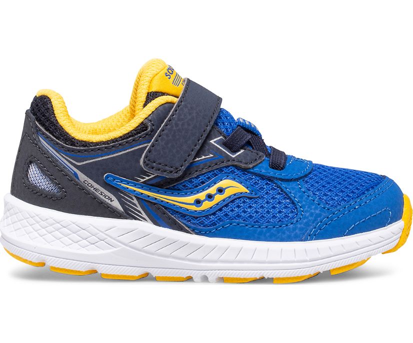 Saucony Cohesion 14 A/C Jr. Kids' Sneakers Blue / Yellow | AU 800ZUTG